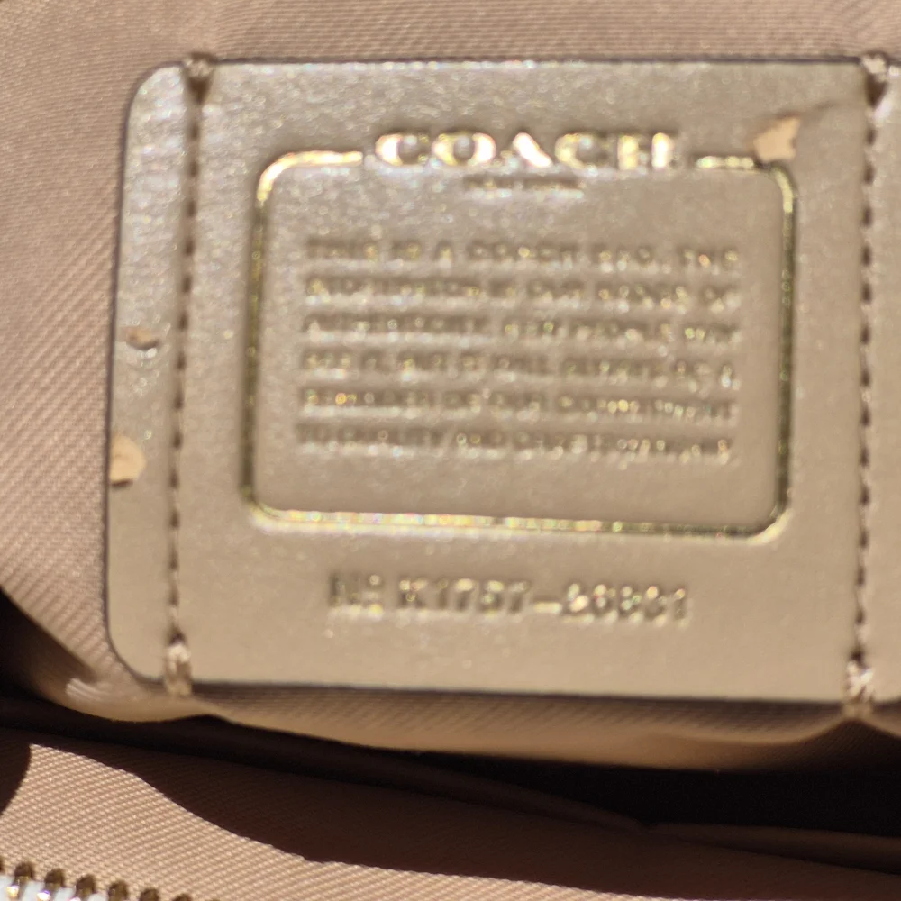 Coach Pink and Cream Women's Bag - Picture 8 of 10